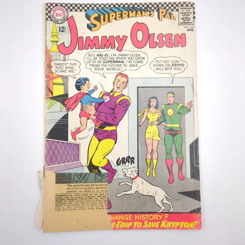 Superman's Pal Jimmy Olsen Lot 2 Issues #101 #151 DC Comics Silver Bronze Low